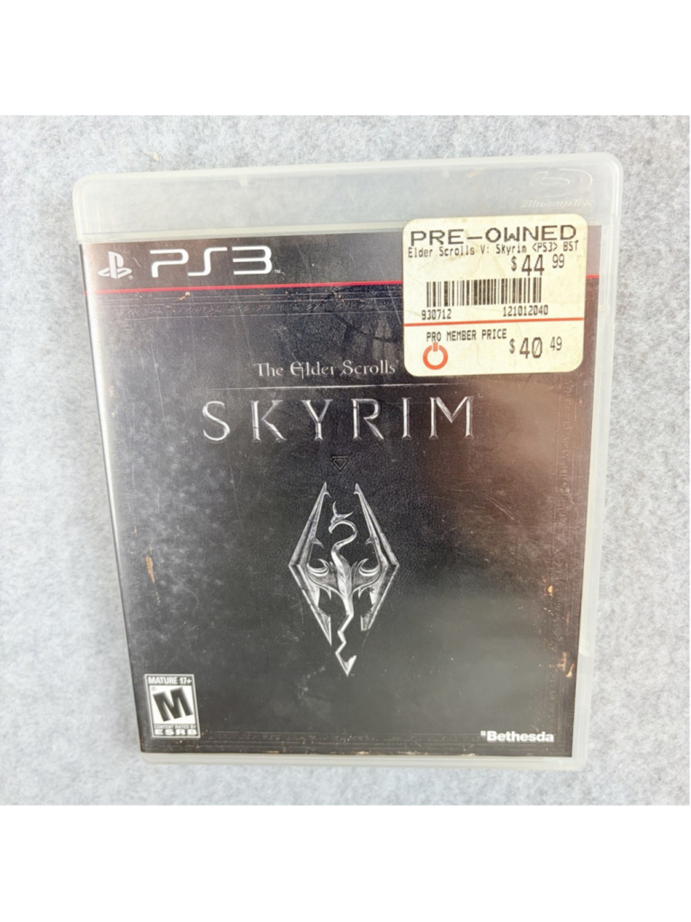 Elder Scrolls V Skyrim PS3 PlayStation 3 With Map Tested Working